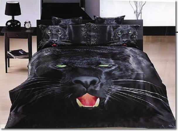 Комплект постельного белья "Чёрная пантера"